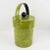 Mid-Century Modern Extra Tall Barware Ice Bucket Avocado PVC Leather, 1960s For Sale - Image 9 of 12