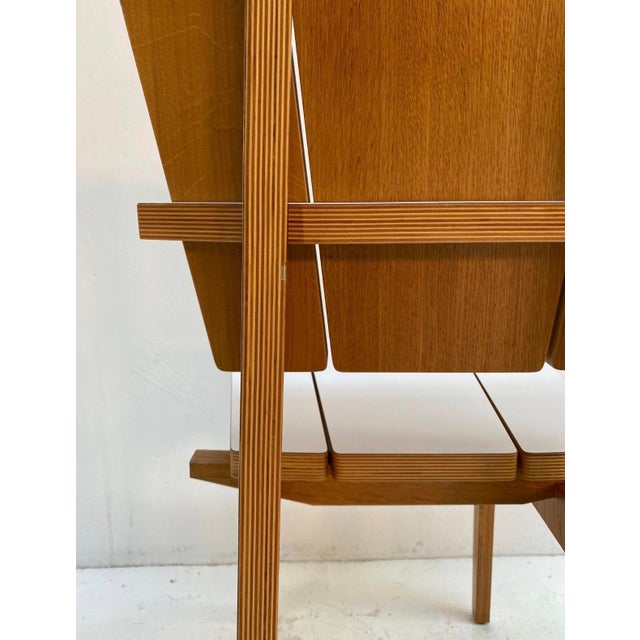Norwegian Dining Chairs with Geometric Design, 1980s, Set of 4 For Sale - Image 6 of 15