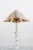 French Brass and Methacrylate Floor Lamp, 1980s For Sale - Image 4 of 8