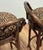 Brown Vintage Velvet Leopard Print Bentwood Bar Stools, a Pair For Sale - Image 8 of 9