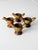 Brown Vintage Wooden Bird Egg Cups Set of 4 For Sale - Image 8 of 9