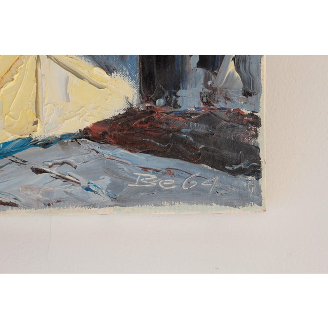 Minori, Italy, 1964, Oil on Canvas For Sale - Image 3 of 8