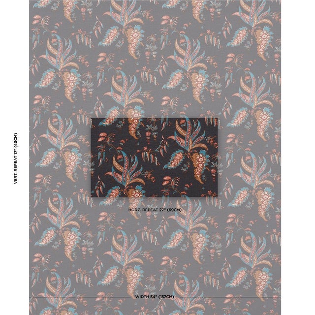 Inspired by an antique hand block print, Apolline Botanical is a fanciful, leafy floral fabric that evokes traditional...