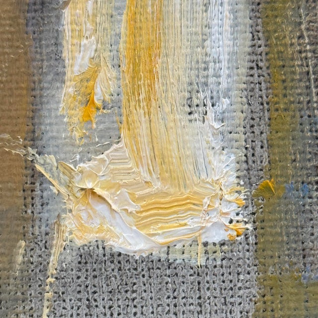 Impressionist Ronald L. Marvin Jr. Original Impressionist Oil Painting Stairwell Interior For Sale - Image 3 of 12