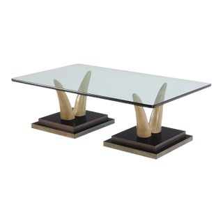 Jansen Style Tusk Coffee Table For Sale