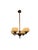 Model 1373/4 Four Arm Chandelier by Paavo Tynell Taito Oy for Oy Taito Ab, 1940s For Sale - Image 4 of 12