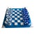 Handmade Italian Murano Art Glass Chess Board, Italian Glass From Venice - 33 Pieces For Sale