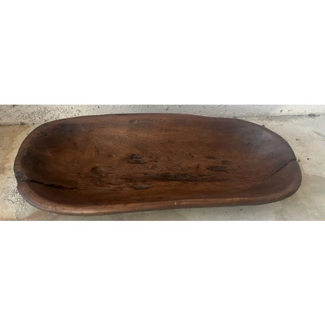 Early 219thc Wooden dough bowl found in New England. Wonderful patina and age to the surface. Great size.