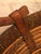 Large Oval Rattan Basket With Wood Handles For Sale - Image 9 of 9