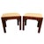 Pair of Vintage W & J Sloane Ming-Style Hardwood Benches With Corner Spandrels For Sale In Washington DC - Image 6 of 10