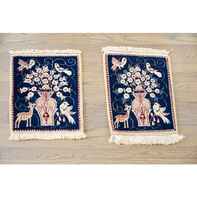 Vintage Pictorial Nain Rugs - a Pair For Sale - Image 4 of 13