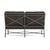 Brown Jordan Brown Jordan Venetian Left Arm Loveseat, Mica frame with Fusion Charcoal fabric For Sale - Image 4 of 11