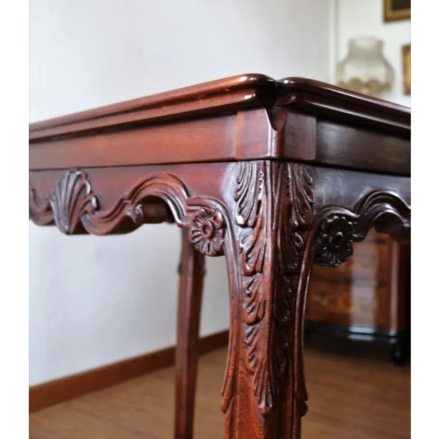 1990s George II Style Coffee Table For Sale - Image 5 of 9