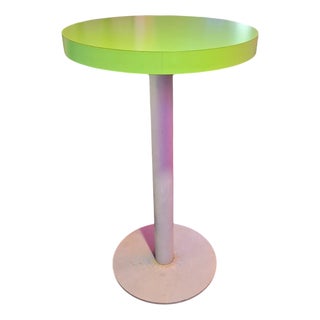 Green Laminate Bistro Table For Sale
