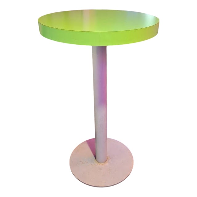 Green Laminate Bistro Table For Sale