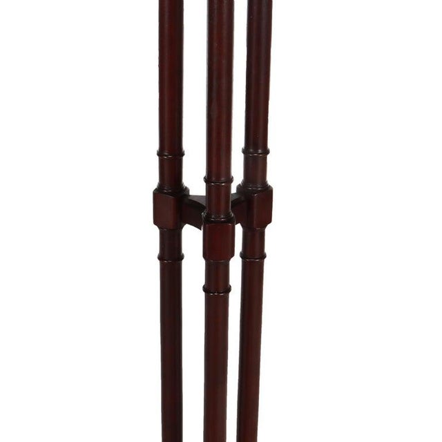 Pair of Antique Mersman Regency Mahogany Display Pedestals Signed C1930 For Sale - Image 6 of 16
