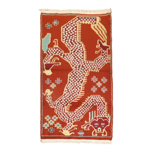 Dragon Vintage Tibetan Rug