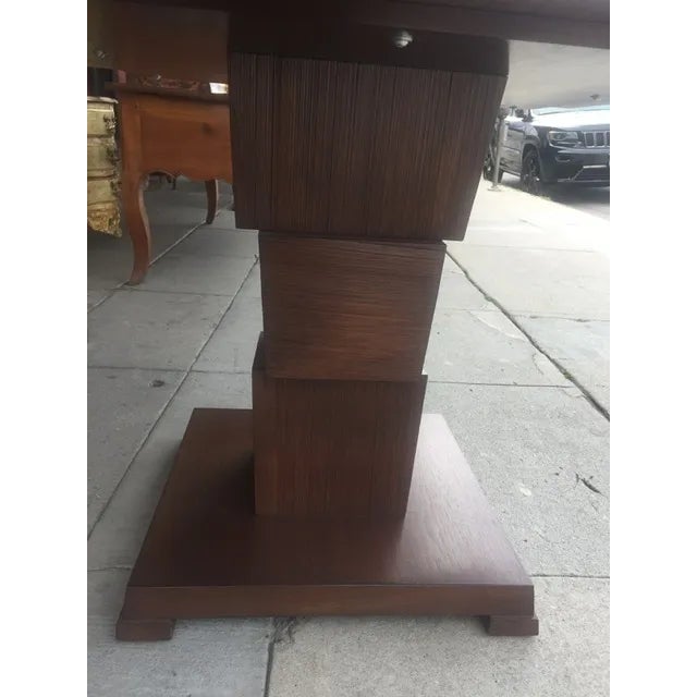 Mid Century Style Walnut Table For Sale In Los Angeles - Image 6 of 10