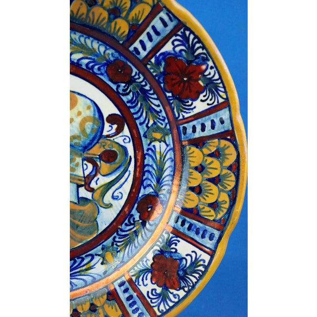 Vintage Ceramic Plates, 1920s, Set of 2 For Sale - Image 12 of 18