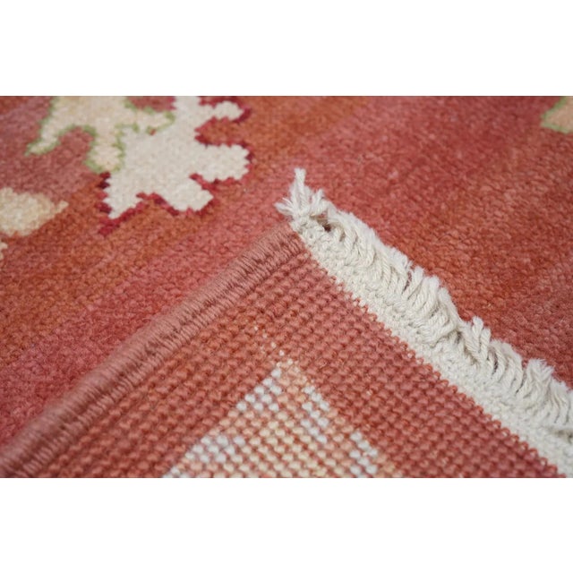 Red Vintage Oushak Rug 12'1'' x 15' For Sale - Image 8 of 9
