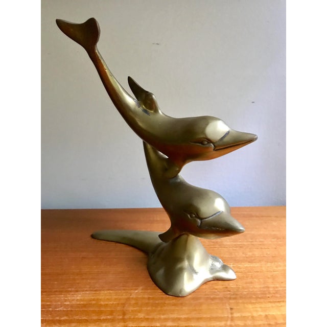 Brass Dolphins Figurine For Sale In New York - Image 6 of 6