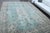 1970s Vintage Persian Handmade Wool Cotton Light Blue Area Rug For Sale - Image 4 of 11