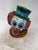 1960s Fiberglass Clown Head Sculpture with Wooden Base, 1960s For Sale - Image 5 of 14