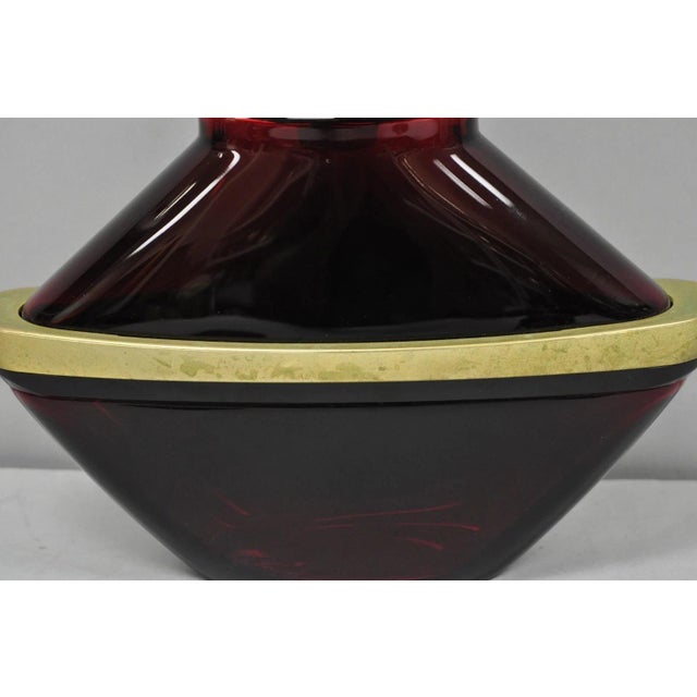 Vintage 12" Samsara Guerlain Paris LRG Factice Red Perfume Display Dummy Bottle For Sale - Image 12 of 14