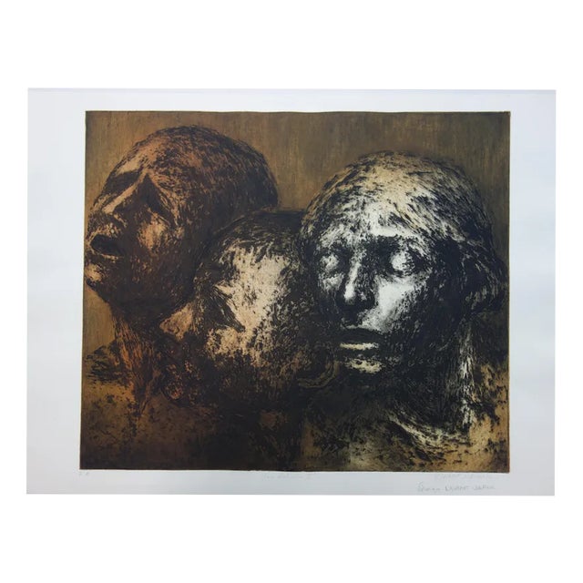Véronique Laurent-Denieuil, Shadow Games, Etching For Sale