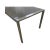 This is a Brueton high table, the Custom Stainless Steel Table w/ Gray Frosted Glass. The table has two frosted panes of...