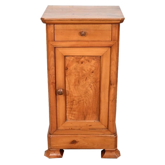 Cherry and Ash Bedside Table, Late 19th Century For Sale