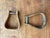 Metal 1940s Western Horse Saddle Stirrup, a Mismatched Pair For Sale - Image 7 of 8