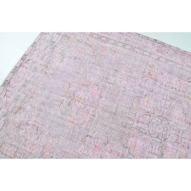 Vintage Traibal Oushak Rug For Sale - Image 4 of 10