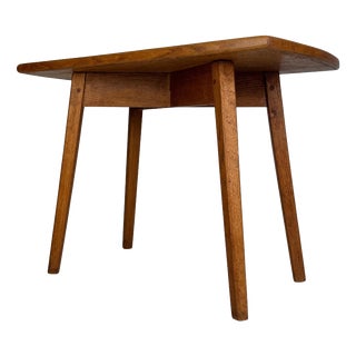 Mid-20th Century Golden Oak Coffee Table For Sale
