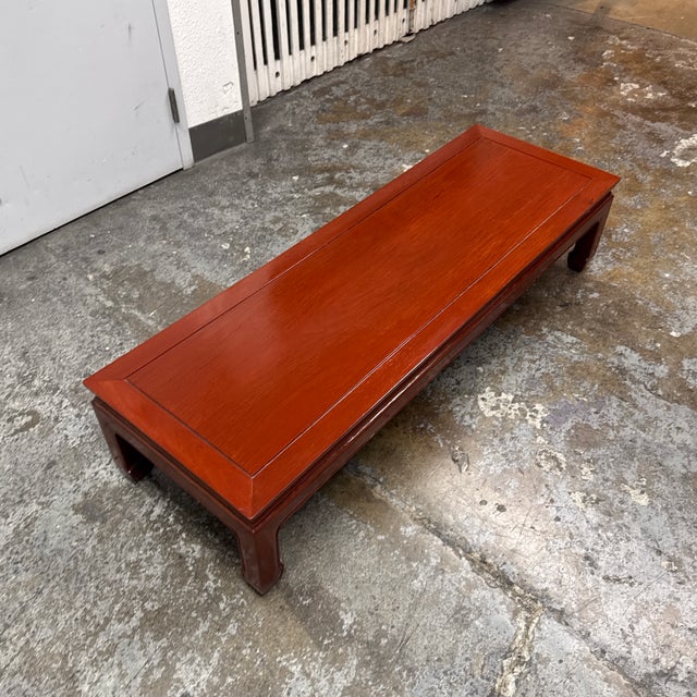 Cathay Arts Co. Ming-Style Low Coffee Table, Vintage For Sale - Image 10 of 12