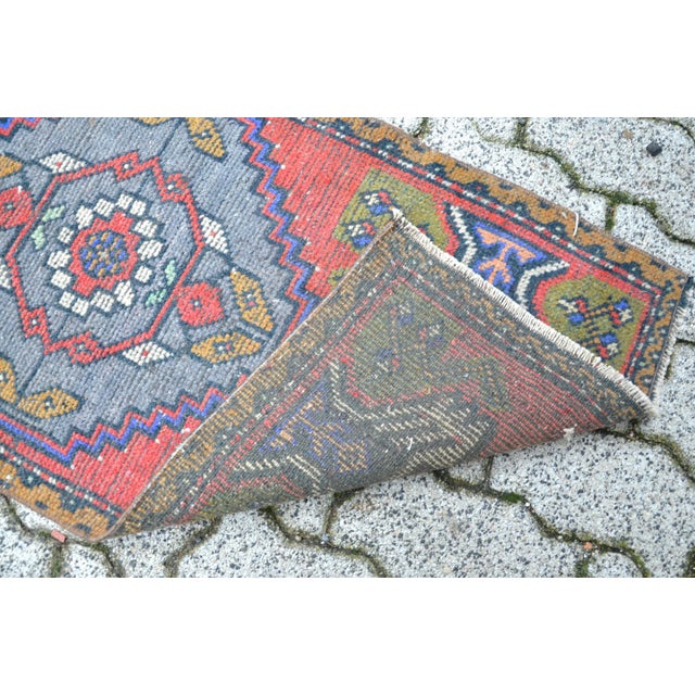 1960s 1960s Vintage Bohemian Anatolian Wool Rug For Sale - Image 5 of 6