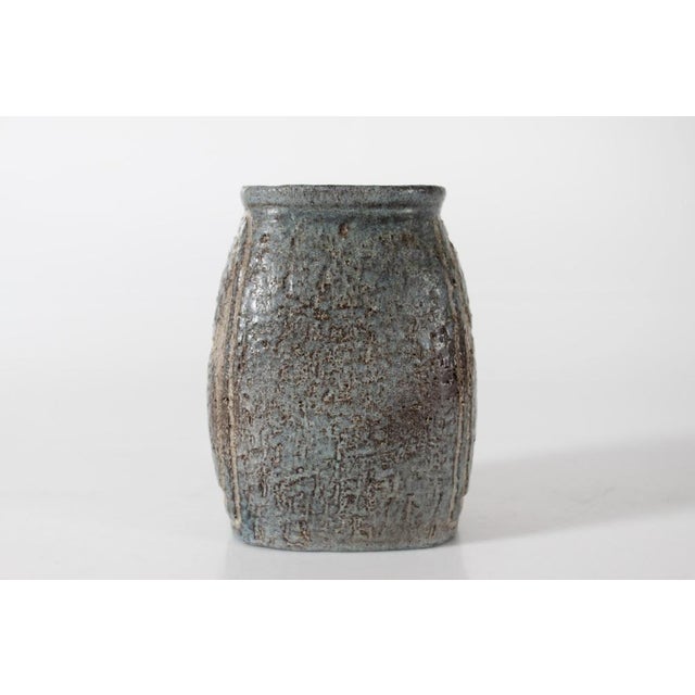 Brutalist Danish Unic Rustic Vase by Sejer, 1970s For Sale - Image 4 of 8
