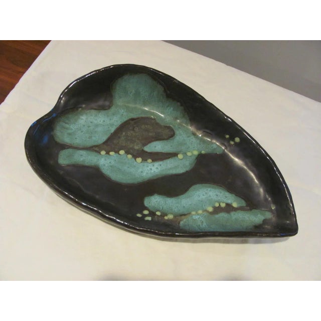 Marianna Von Allesch Large Biomorphic Center Bowl Leaf Shaped For Sale - Image 13 of 13