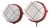Red Marine Cage Lamps, 1970, Set of 2 For Sale
