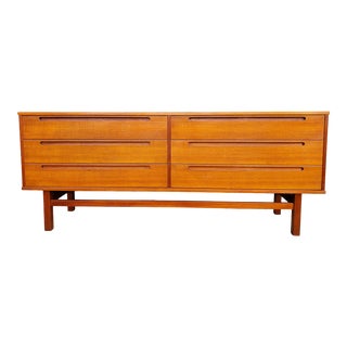 Nils Jonsson for Hjn Mobler Danish Teak Lowboy Dresser For Sale