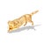 14k Yellow Gold Cat Brooch With 3.9mm Pearl, Late 20th Century For Sale - Image 9 of 10