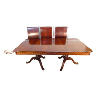 Pennsylvania House Solid Cherry Chippendale Style Dining Table For Sale