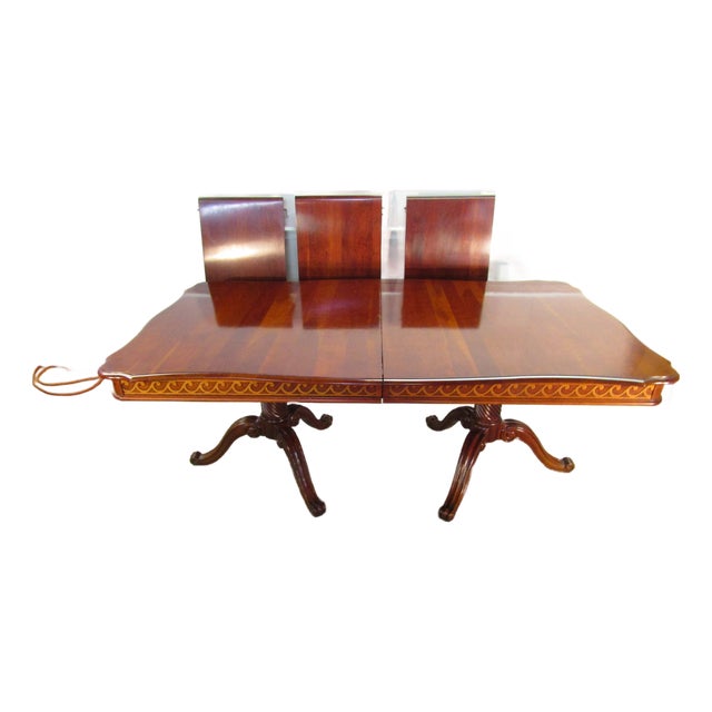 Pennsylvania House Solid Cherry Chippendale Style Dining Table For Sale