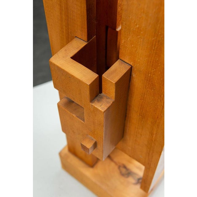 Jan Hoog, Constructivist Sculpture, 20th Century, Wood For Sale - Image 4 of 14