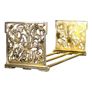 Victorian Antique Bronze Adjustable Folding Desktop Book Holder