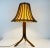 Mid-Century Teak and Rattan Table Lamp, 1970s For Sale - Image 8 of 12