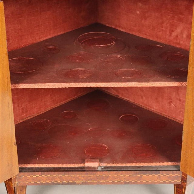 Neoclassical Style Corner Cabinet For Sale - Image 4 of 13