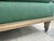 Custom Carved Oak & Green Linen Sofa by Steven Gambrel For Sale - Image 14 of 18