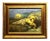 Countryside Painting with Figures by Giuseppe Bongiovanni For Sale