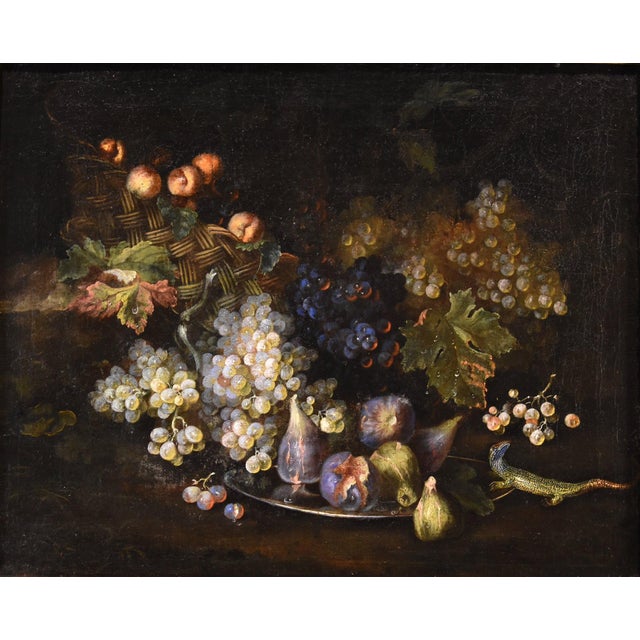 Still Life Flowers 17/18th Century Painting Oil on Canvas Werner Von Tamm Roman School Old Masters This piece is...